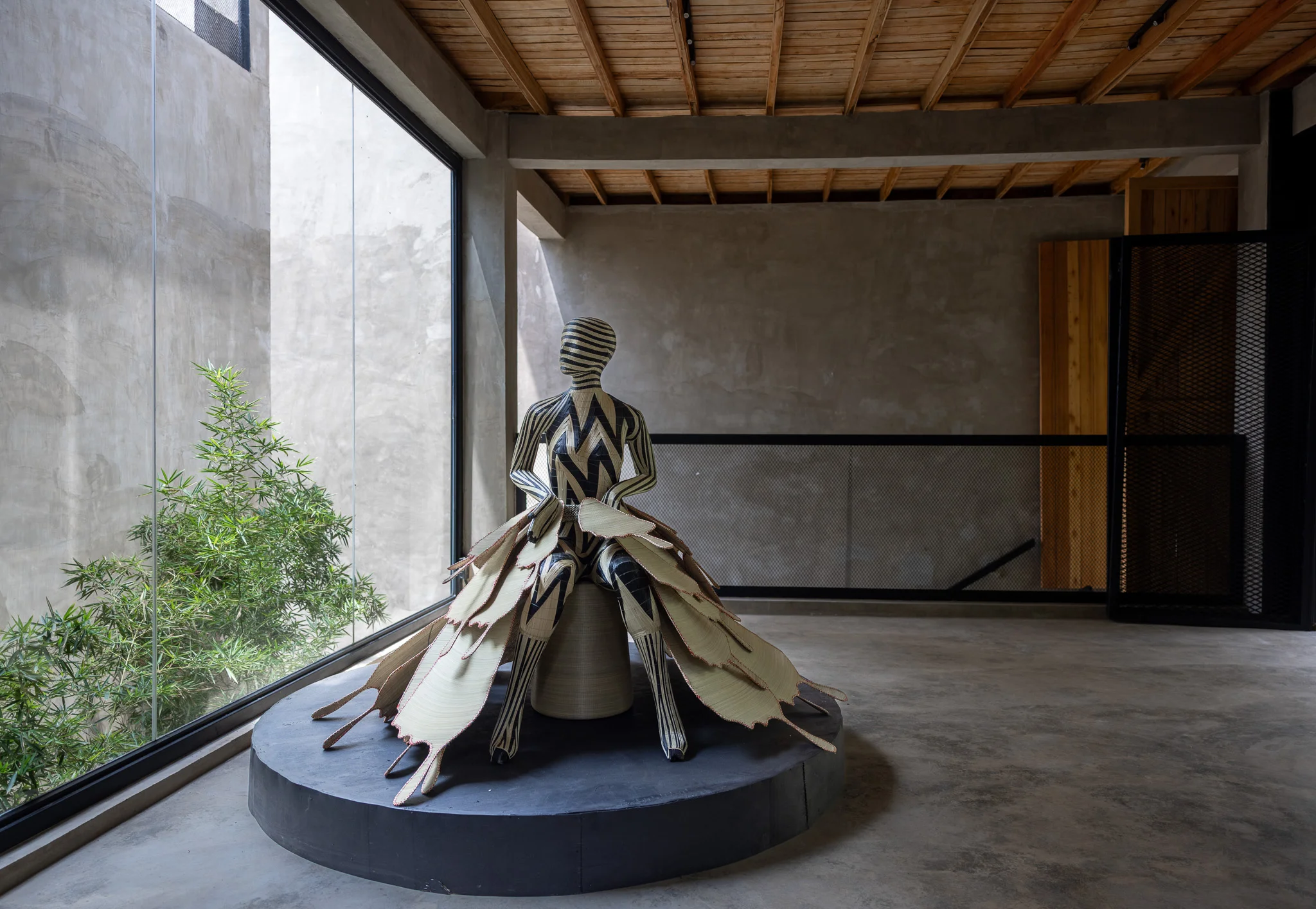 Rafia Sculpture Work, 2025
